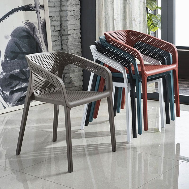 Sillas apilables modernas que cenan el sillón con las piernas plásticas para la cocina