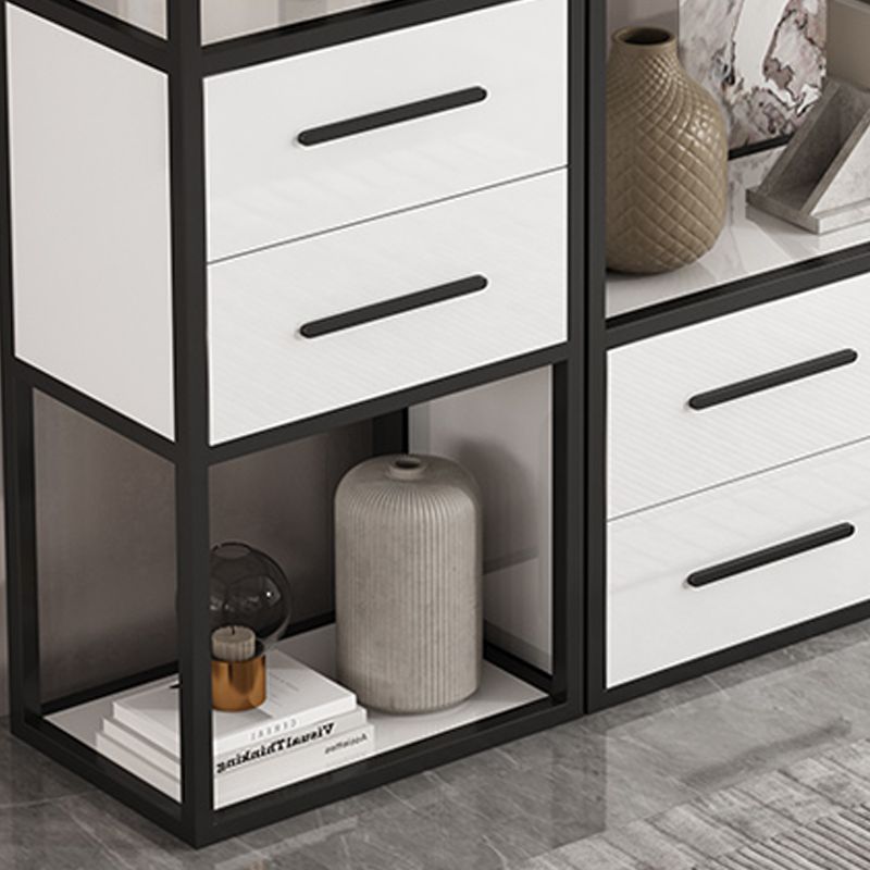 Modern Style Open Bookshelf Etagere Shelf Bookcase for Home Office