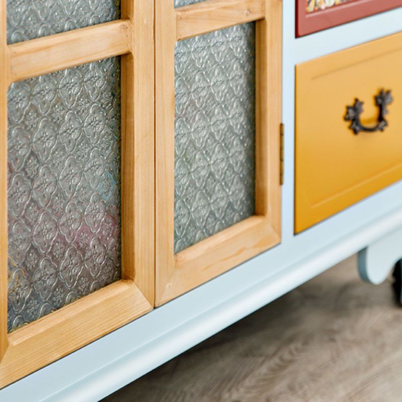 Coastal Style Dresser Manufactured Wood Storage Chest Dresser for Bedroom