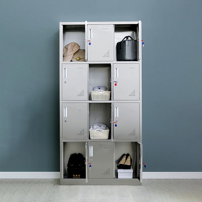 Metal Industrial Cabinet for Bathroom Steel Storage Cabinet with Hinged Door