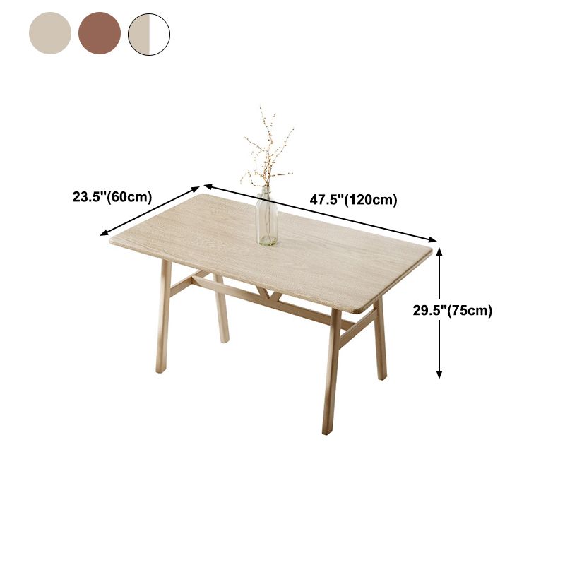 Rectangle Dining Table Medium Density Fiberboard Table for Dining Room