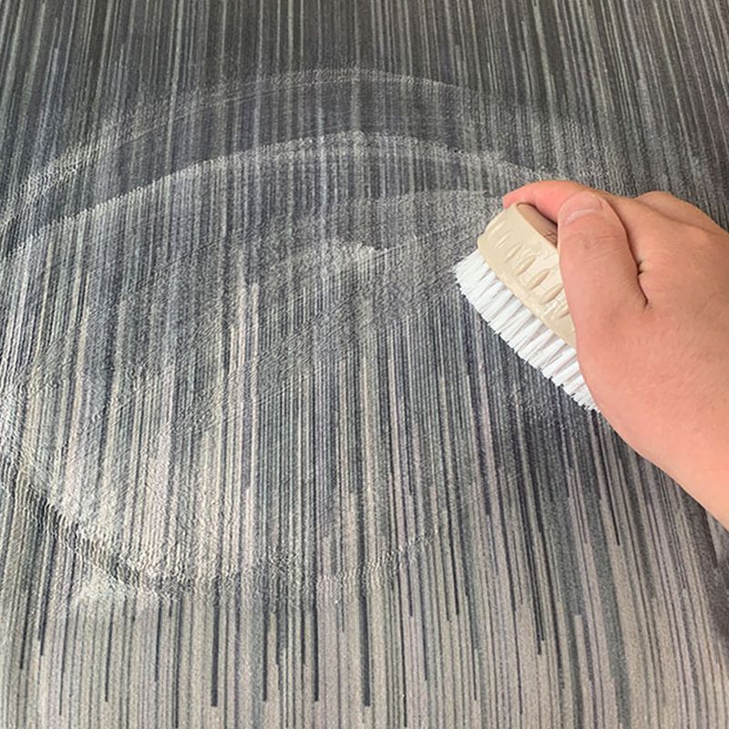 Tapis de zone nordique de ton blanc, tapis fleuri de couleur Polyester, tapis à support antidérapant pour la décoration de la maison
