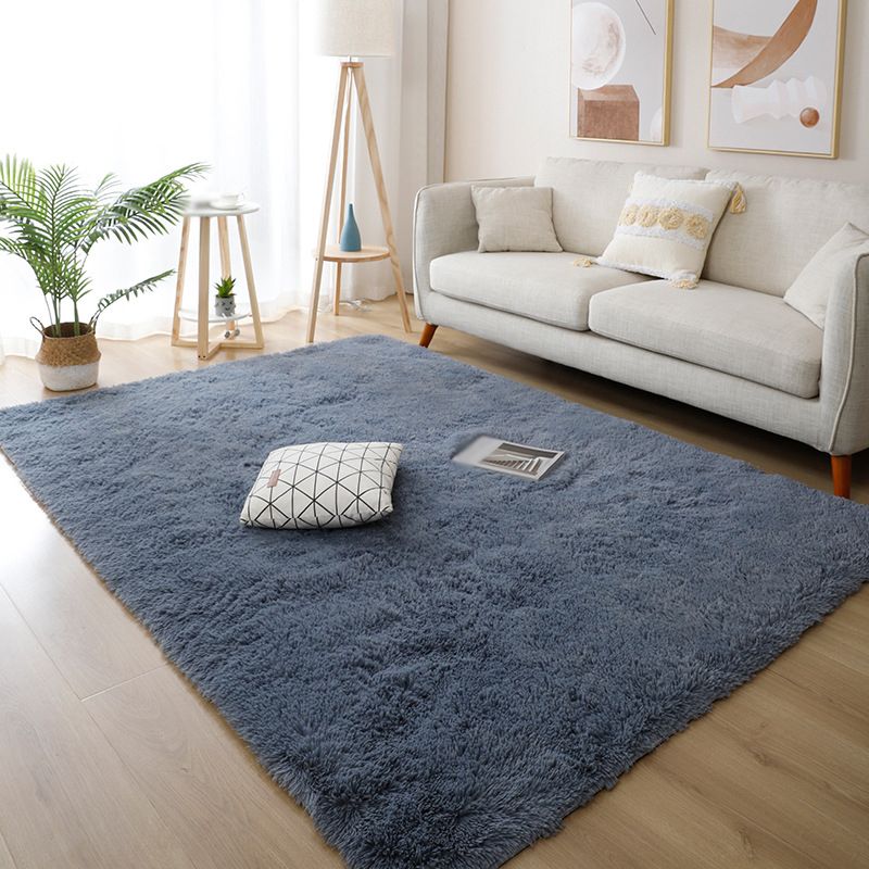 Simple Gradual Change Rug Polyester Modern Rug Stain Resistant Rug for Drawing Room