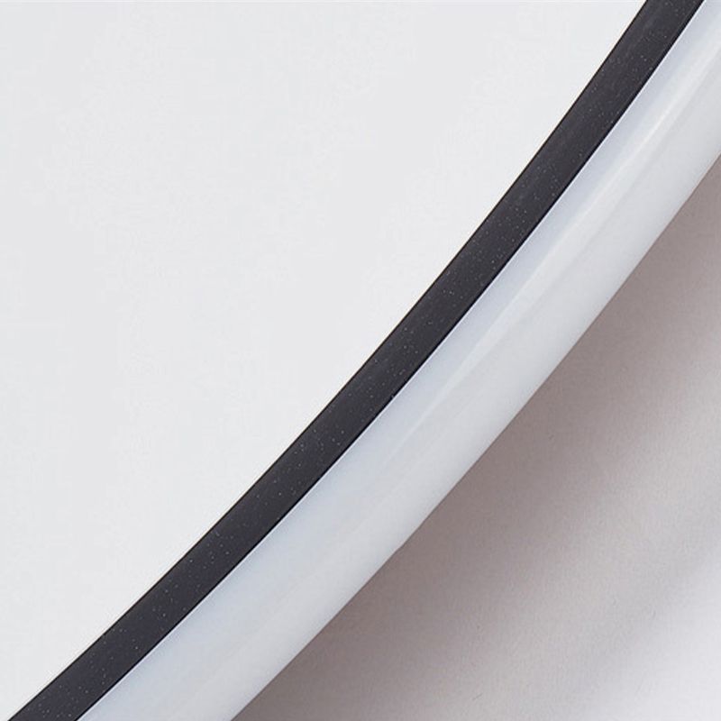 Cirkelvormige metalen plafondlamp, minimalistische stijl LED-inbouwplafondlamp