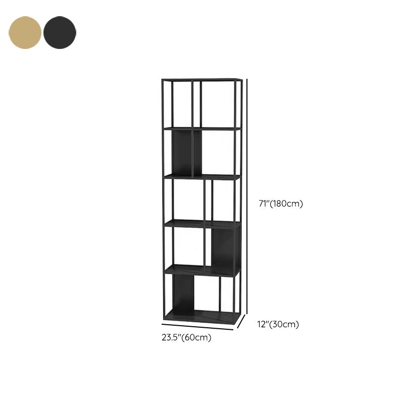 Urban Metal Open Shelf Bookcase Shelves Included Bookshelf for Study Room