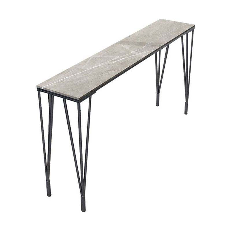 Glam Rectangular Counter Height Pub Set 1/4 Pieces Table and Stool Set