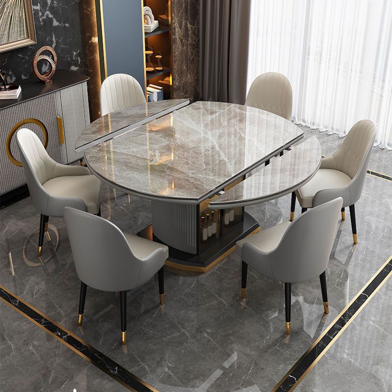 5/7 Piece Contemporary Dining Room Chair and Table Set for Home