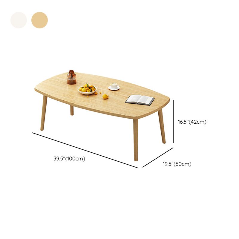 4 Legs Wood Coffee Table Set Bedroom Coffee Table with Storage