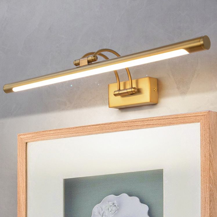 Simplicity Cylindrical Vanity Mirror Lights Aluminium Wall Light Fixtures for Bathroom