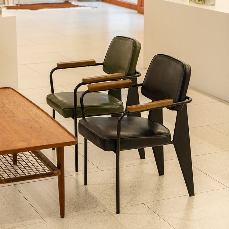 Eigentijdse metalen eetkamerstoelen openen ruglucht fauteuil voor huis voor huisgebruik