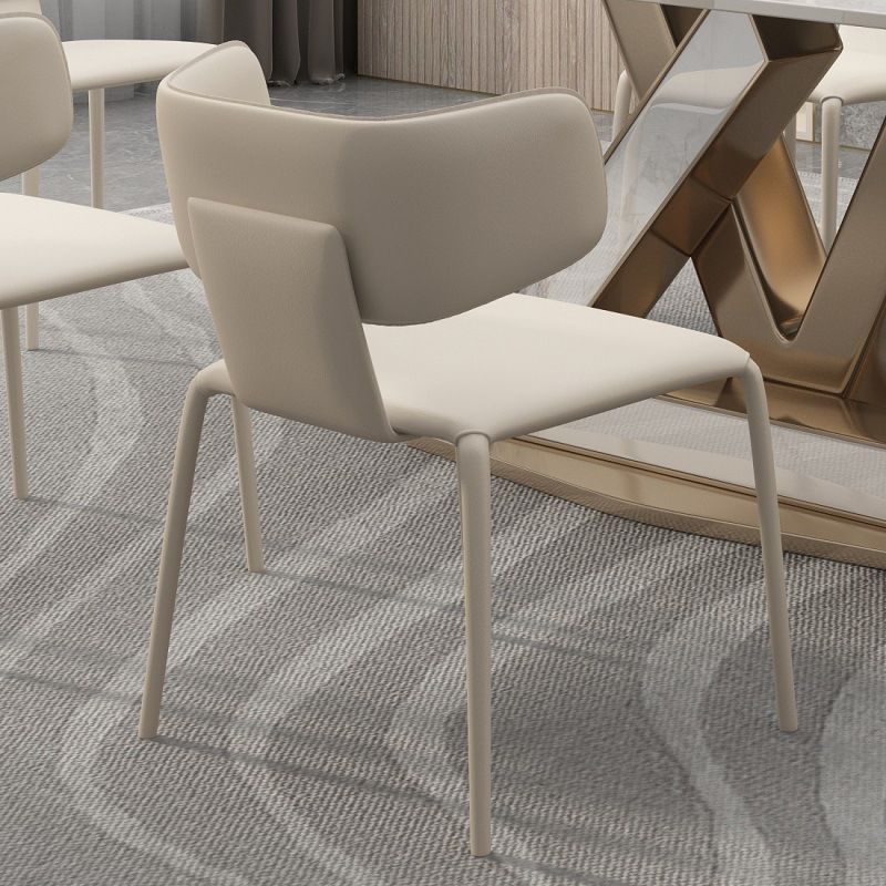 Upholstered Dining Arm Chair Contemporary Dining Room Chair for Home
