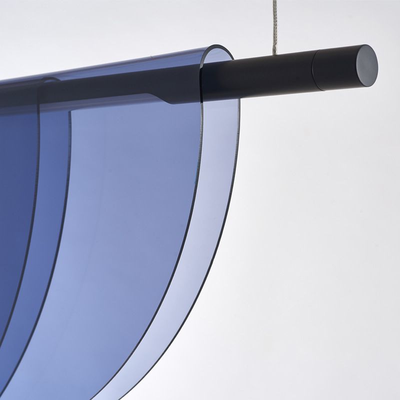 Macaron Style Island Light 1-Light Island Hanging Light with Acrylic Shade for Dining Room