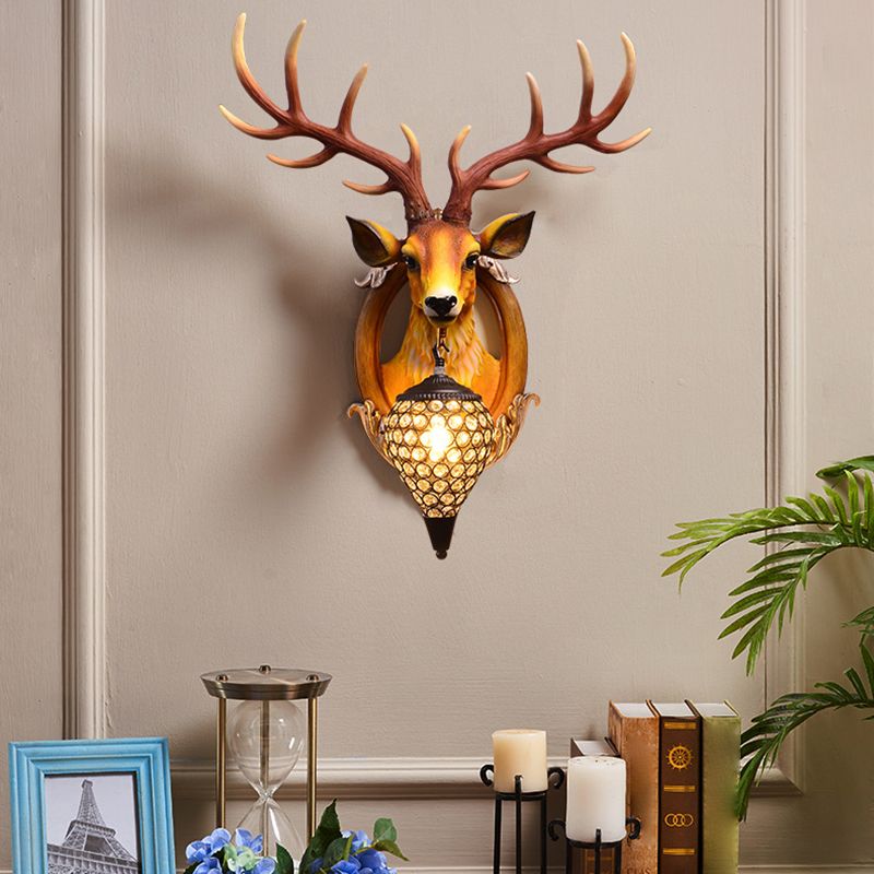 Creative Wall Lighting Fixture Contemporary Crystal Wall Mount Light