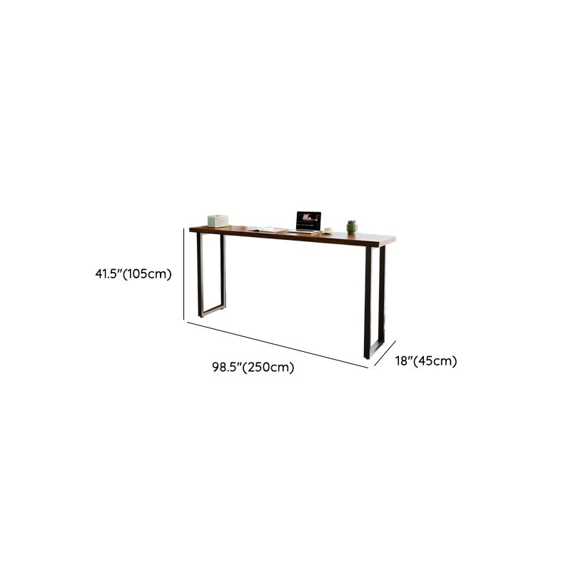 Rectangle Cocktail Bar Table Solid Wood Modern Bar Dining Table