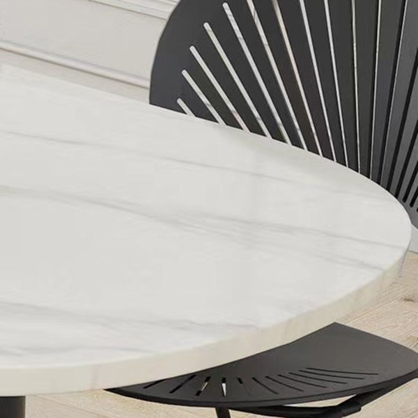 Eettafel met dubbele voetstuk Moderne stijl eettafel voor thuis