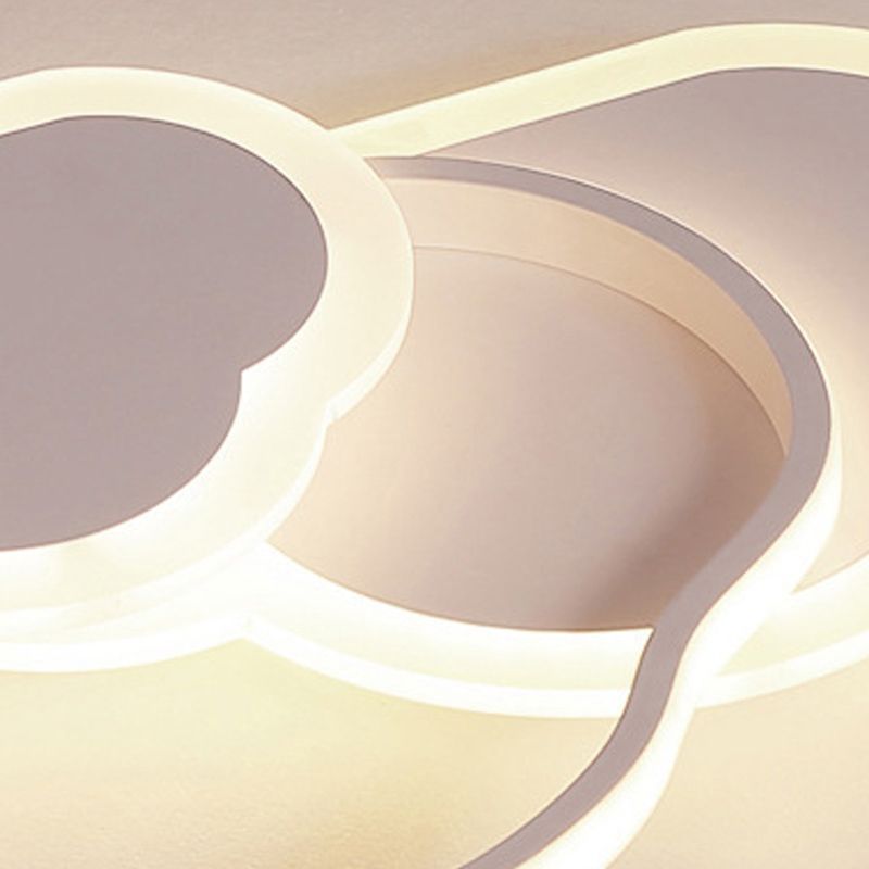 Cartoon Flush Mount LED Light Children's Bedroom Ceiling Light Fixture