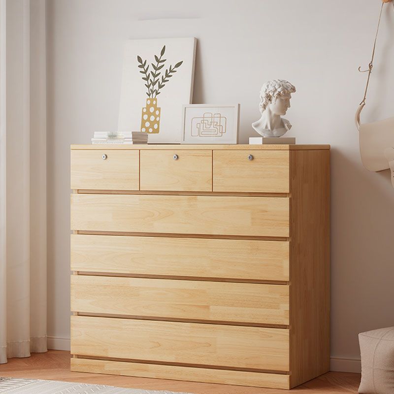 Contemporary Horizontal Lingerie Chest Wood Storage Dresser for Home