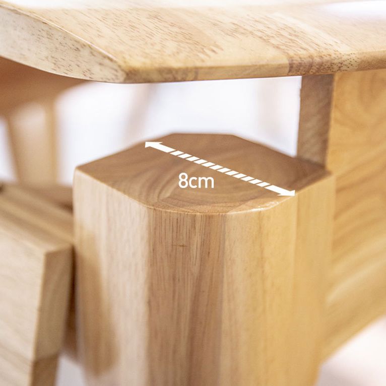 Modern Wooden Foldable Furniture Standard Height Formal Dining Room Table Set for Home Use