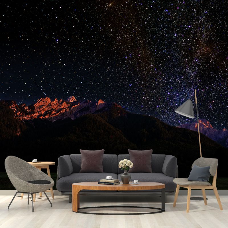 Stars Wall Mural Decal Modern Universe Stain-Proof Wall Art for Home, Customer Size