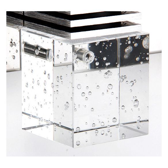 Luci a specchio di vanità quadrate Modern Minimalist Minimalist Crystal Vanity Light