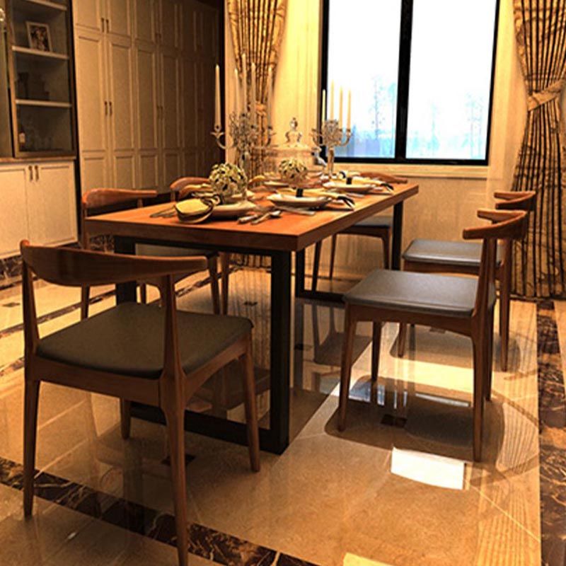 Industrial 1/2/7 Pieces Dining Set Wood Dining Furniture for Shop