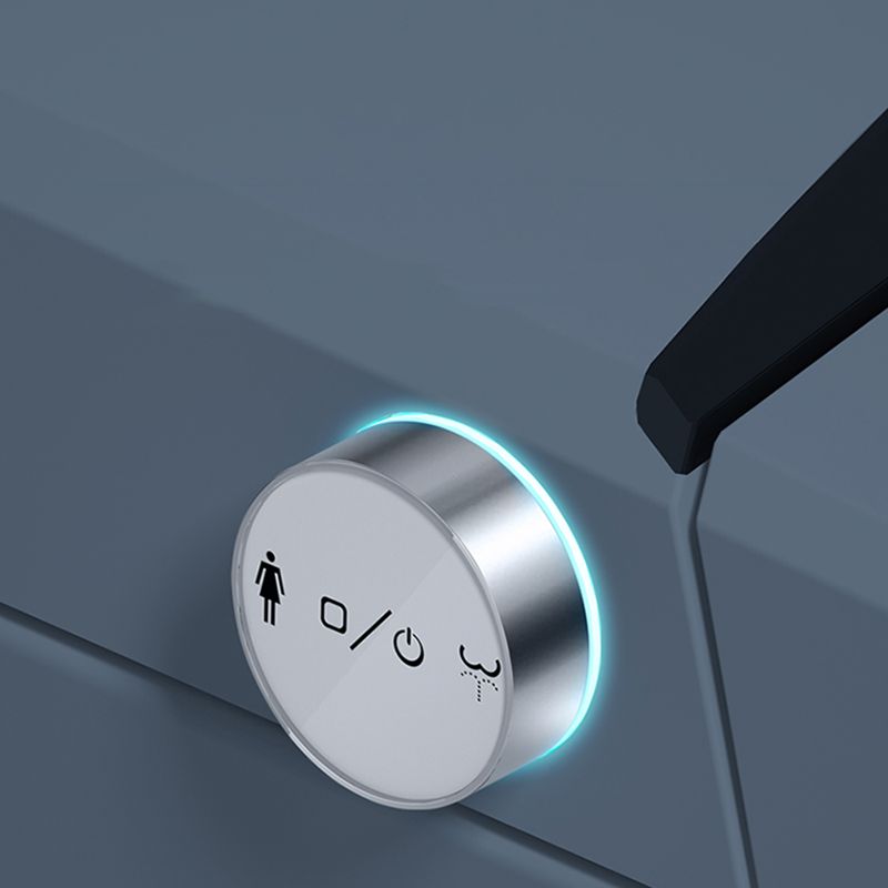 Elongated Toilet Seat Bidet White One-Piece Smart Toilet Bidet with Unlimited Warm Water