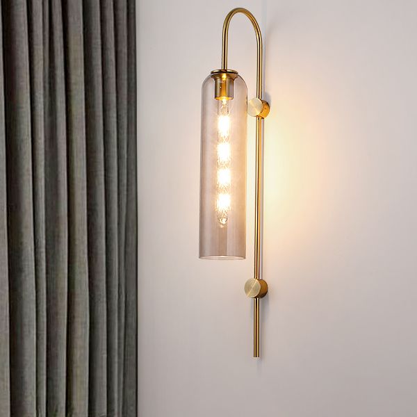 1 luminaire en verre mural lumineux