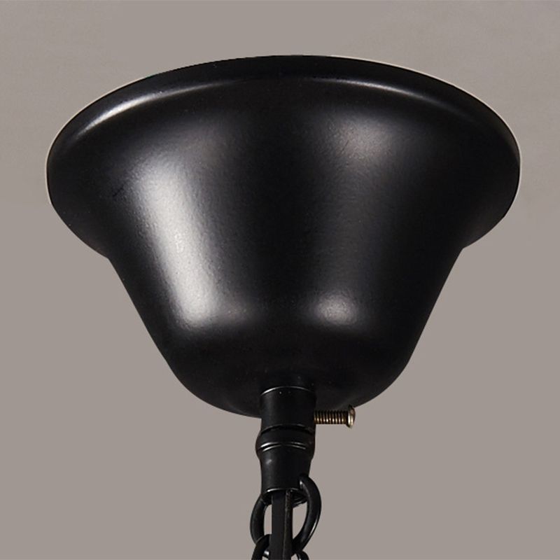 Anillo de metal circular accesorios de iluminación de lámparas industriales luces múltiples luces colgantes luz