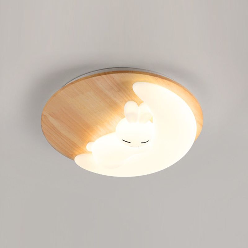 Modern eenvoudig dicht bij plafondverlichting LED-plafondlamp in Scandinavische stijl voor slaapkamer