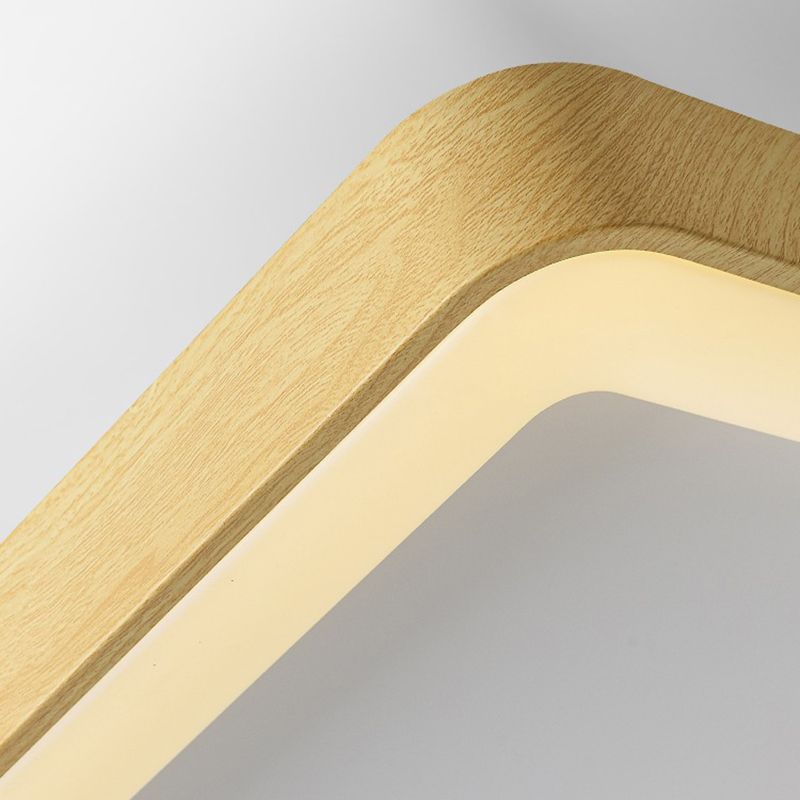 Nordic Geometric Shape Ceiling Light Aluminum LED Flush Mount Light for Bedroom