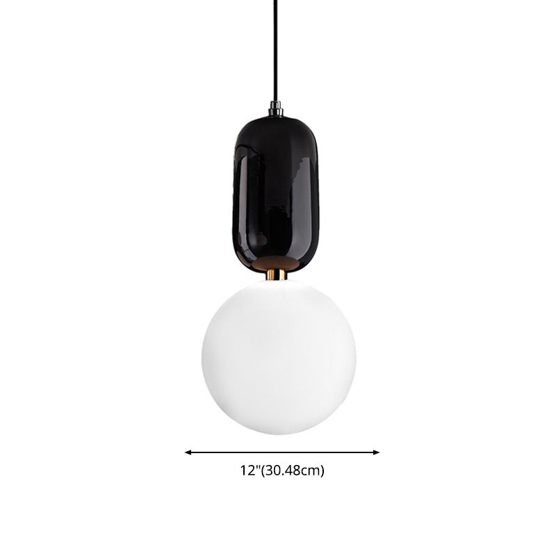 1-Licht-Milchglas Hängsbeleuchtung MINIMALISMUSPENDEL LICHT SEIT für Esszimmer