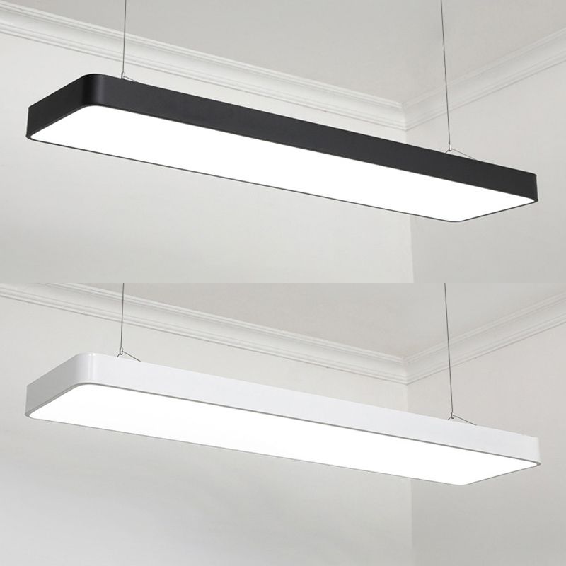 Cadre métallique LED Pendembre dans le style moderne 54W LED Suspended Lights for Office Conference Room