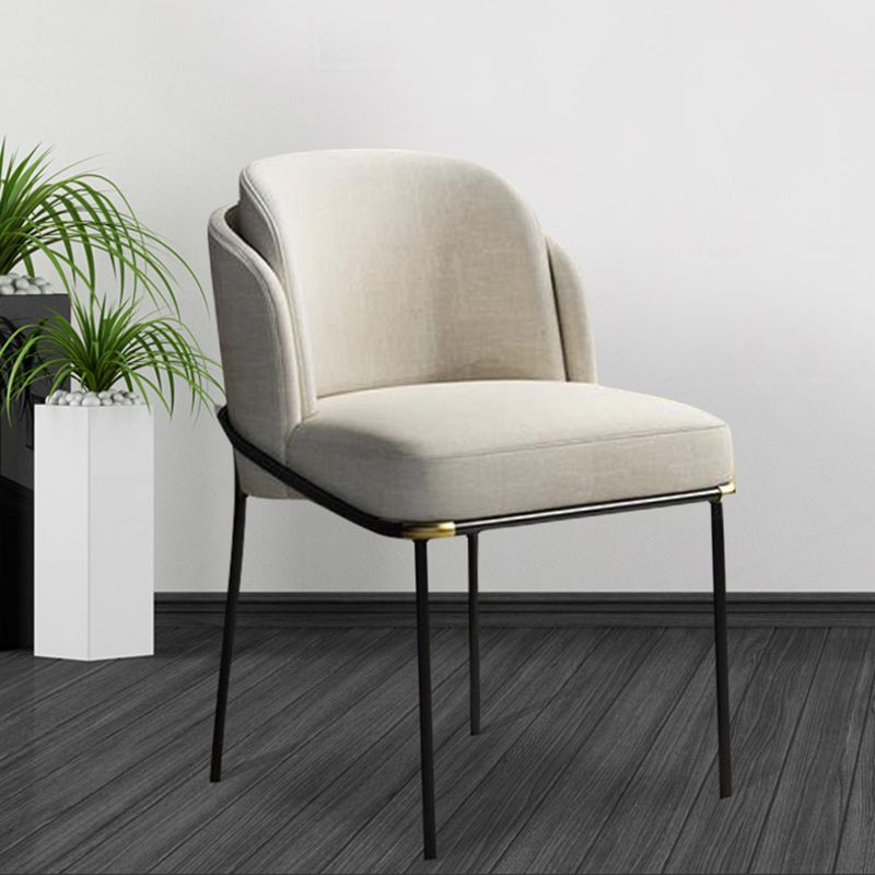 Modern Style Parsons Side Chair Upholstered Indoor Dining Chair