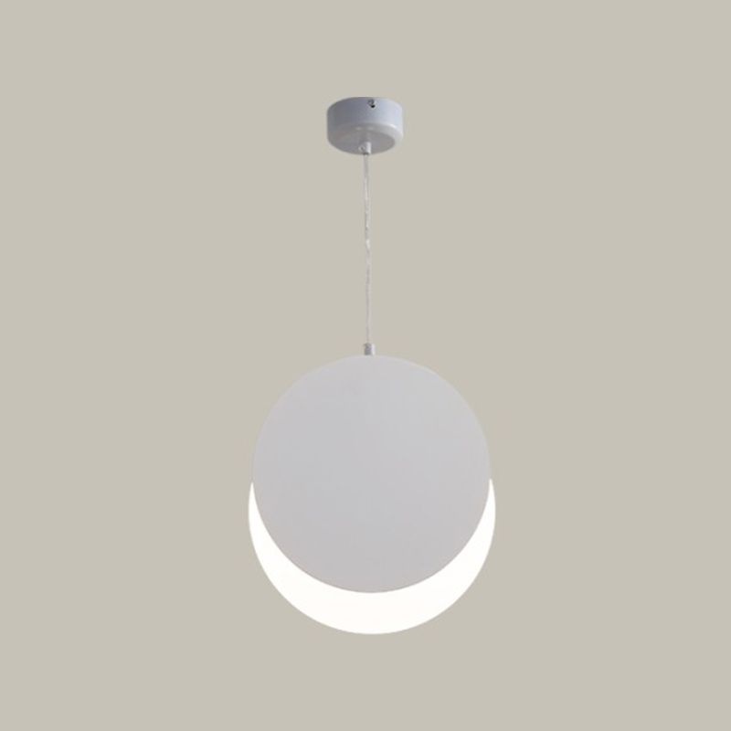 LED Contemporary Suspension Pendant Metal Hanging Pendant Lights for Bedroom