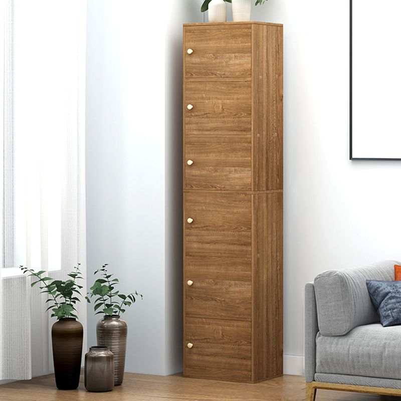 11.8-inch Wide Bookshelf Contemporary Closed Back Bookcase for Bedroom