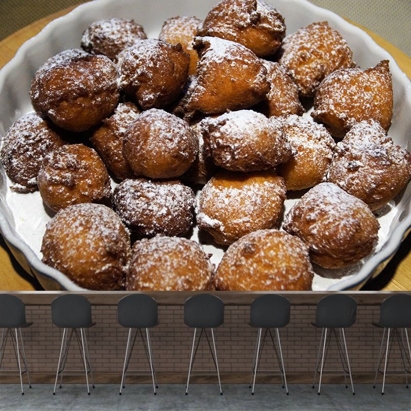 Sweet Dessert Mural Wallpaper Water Resistant Wall Covering for Dessert Shop, Personalised Size