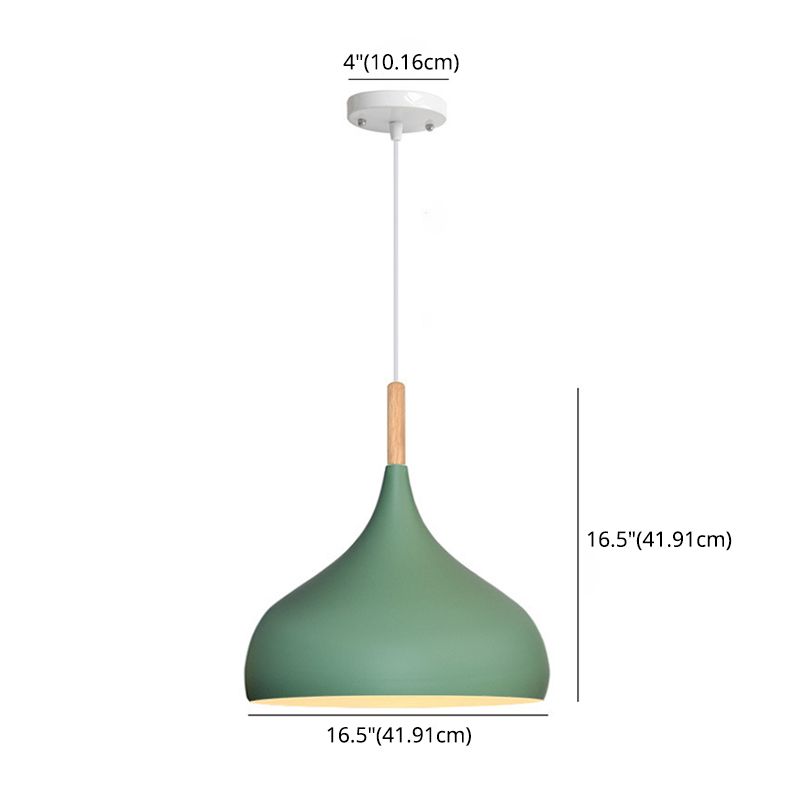 1 lumière en larme de larme suspendue