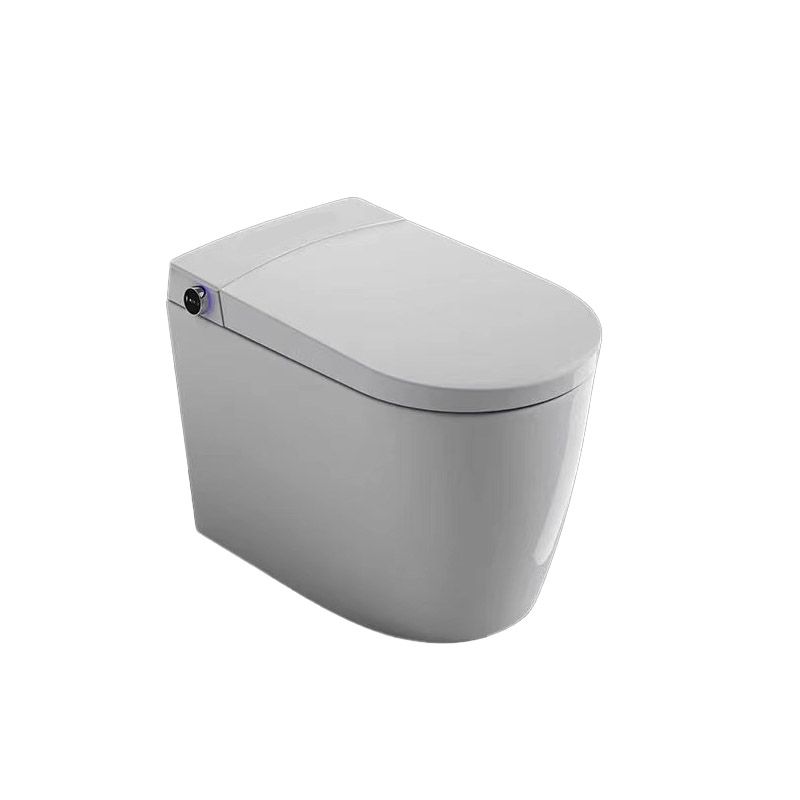 Contemporary One Piece Toilet Floor Mounted Toilet Bowl with Seat for Washroom