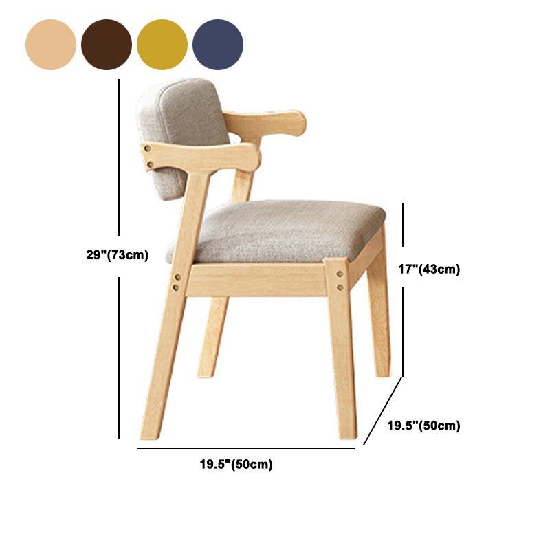 Traditional Dining Table Set 1/5/7 Pcs Solid Wood Dining Table and Chairs