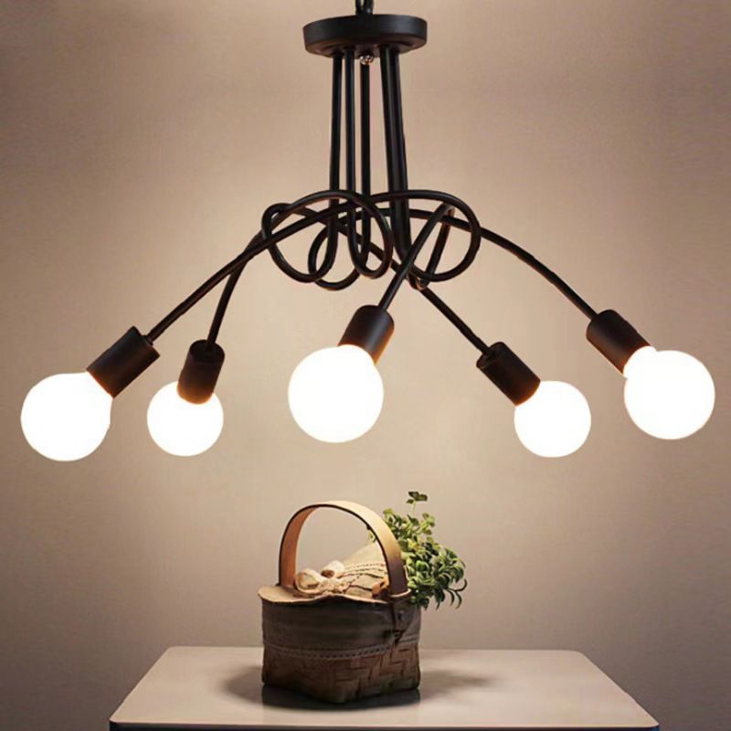 Industrial Ceiling Light Household Flush Mount Light Fixture for Living Room