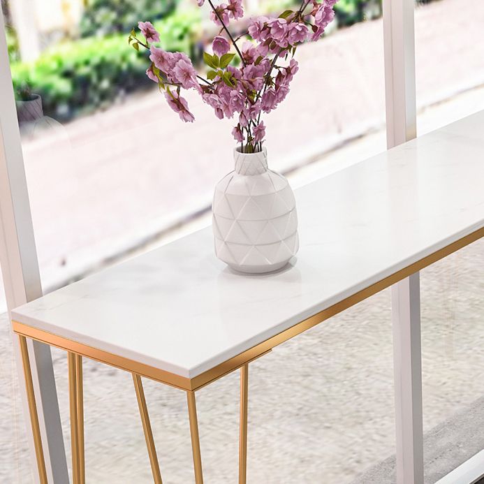 Glam 1/2/4/7 Pieces Bar Table Set Rectangle Wood Counter Table with High Stools