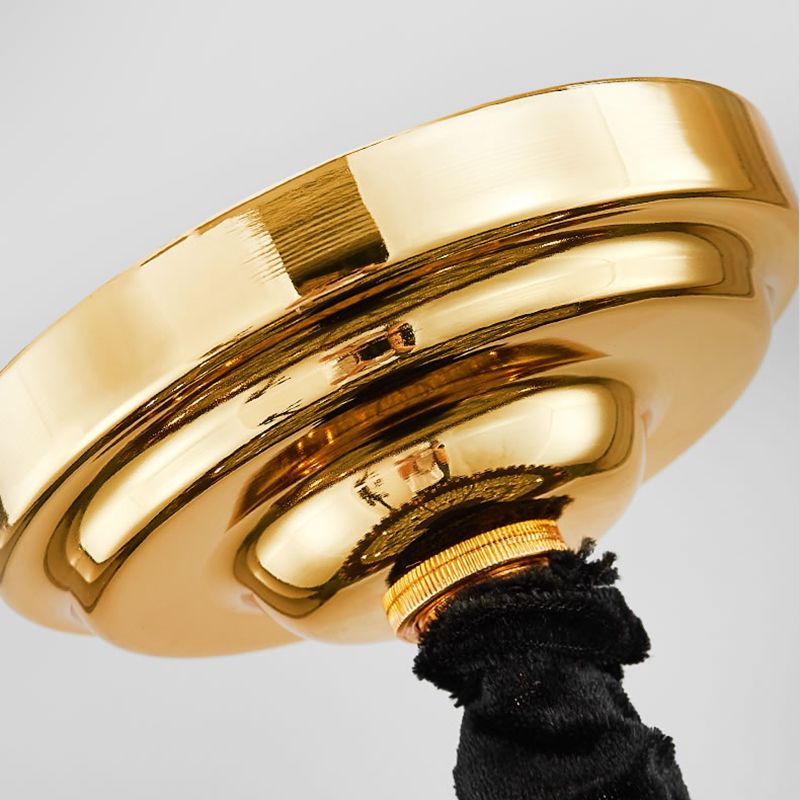 7 Tiers Chandelier Light Fixture Contemporary Crystal Block 10 Lights Gold Hanging Pendant