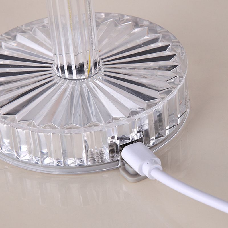 Éclairage de bureau de style moderne Lampe de bureau LED acrylique pour chambre à coucher