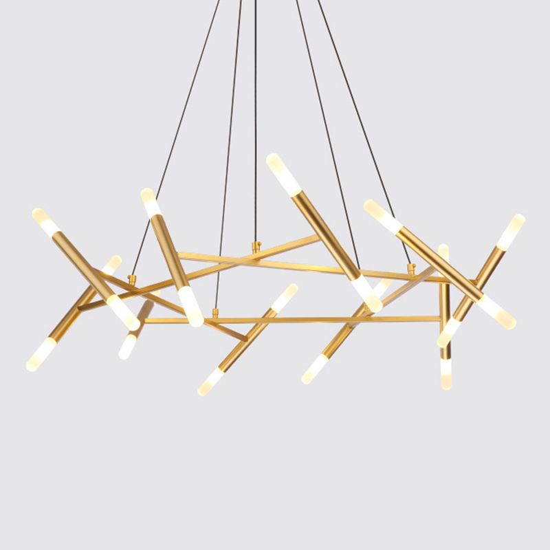 Postmoderne burst kroonluchter hanglamp acryl suspensie hanger licht voor woonkamer