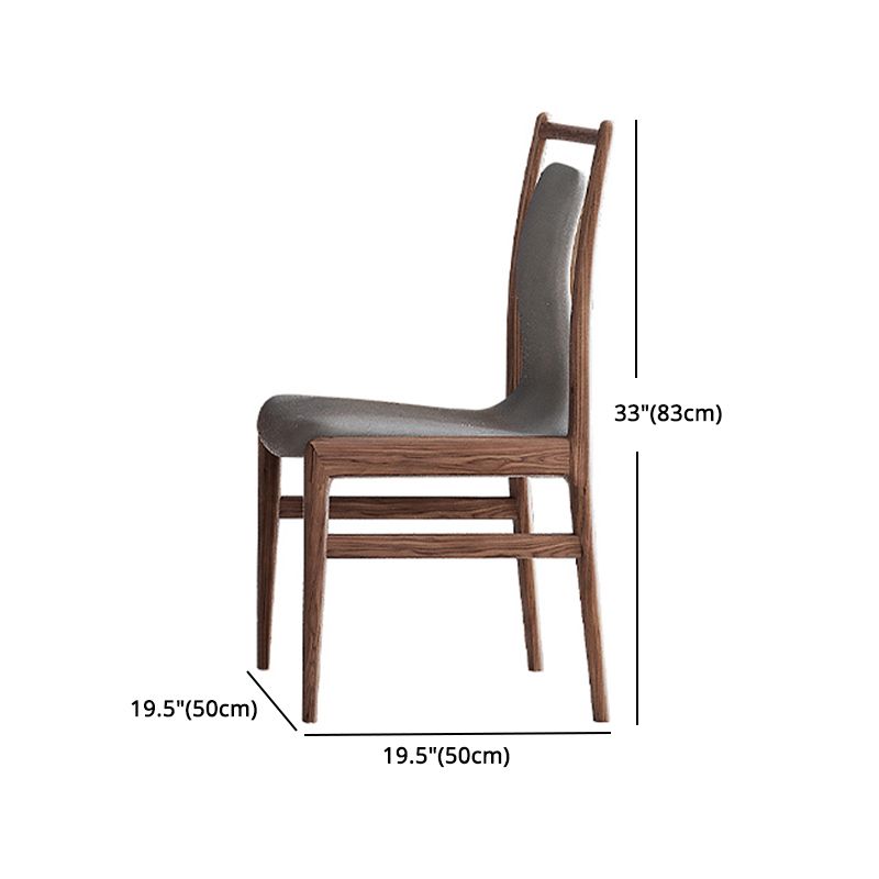 Modern Sintered Stone Top Dining Set 1/4/5/7 Pieces Walnut Dining Table with Chairs
