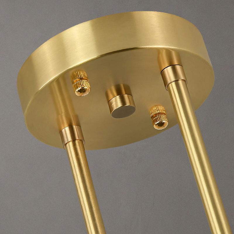 Accesorios de iluminación de la isla de cilindro modernos de vidrio 3 iluminación colgante de luz