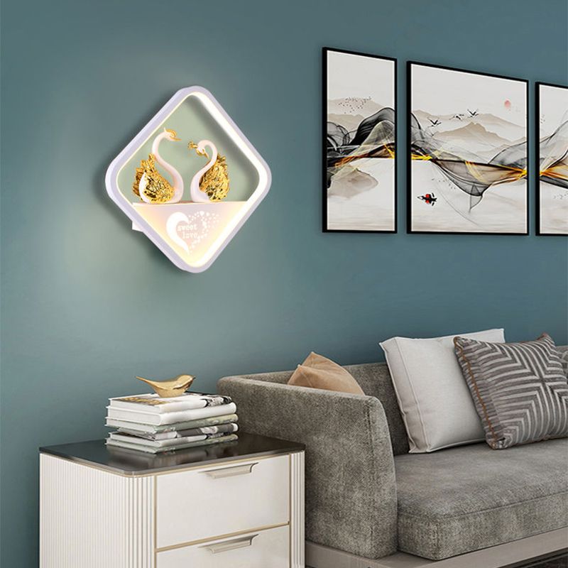 Metal Wall Lights Modern Style 1 Light Wall Sconce for Children's Room