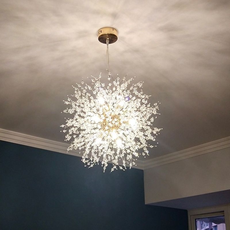 Moderne paardenbloem kroonluchter verlichtingsarmaturen multi-head suspensie hanger lamp