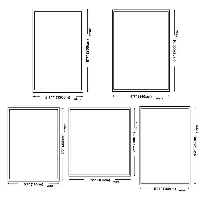 Living Room Rug Abstract Marble Print Carpet Polyester Stain Resistant Indoor Rug