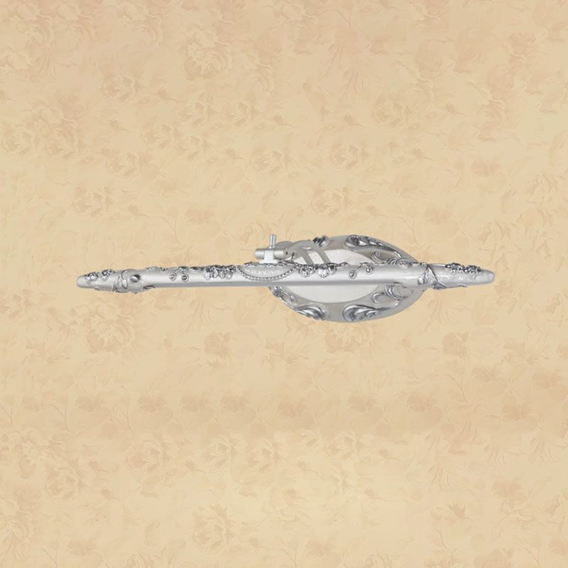 Traditional Carved Vanity Wall Light Adjustable Resin LED Sconce Light